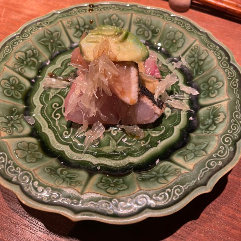 さわらとアボカド文旦(ふくの緒)