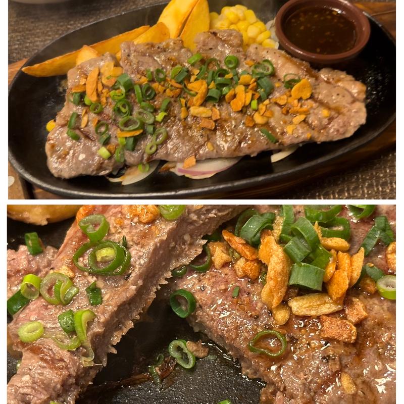 ガーリックステーキ(ラクー)