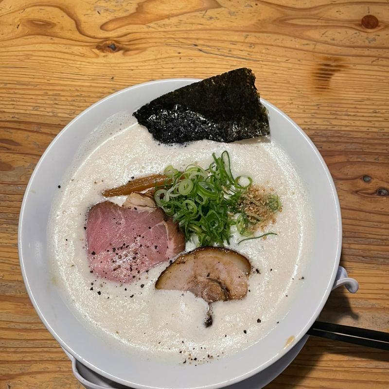鶏豚骨ラーメン(麺屋PAITON)