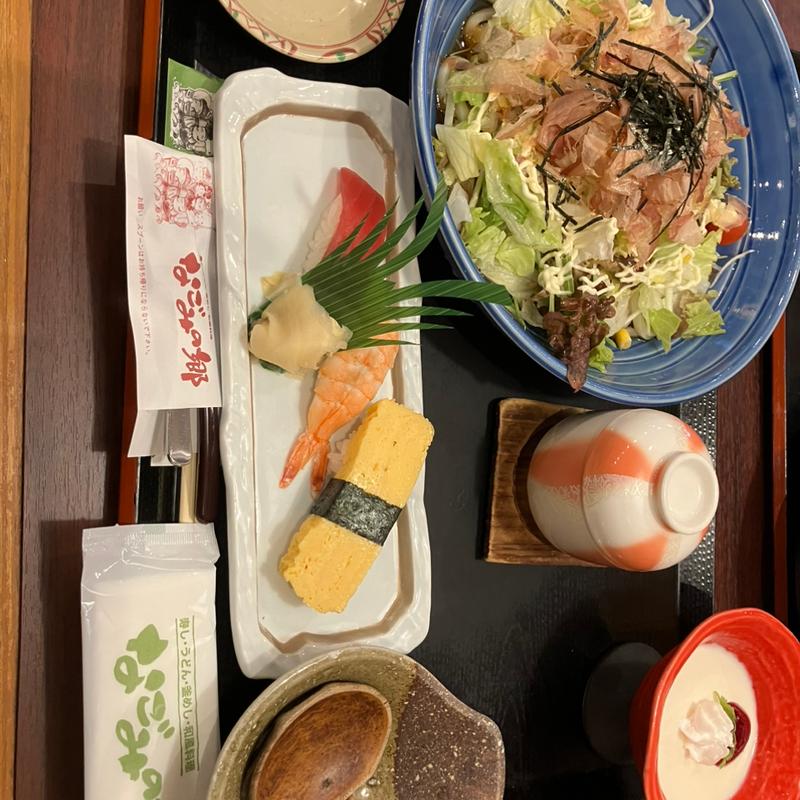 ヘルシーサラダうどんセット(なごみの郷 )