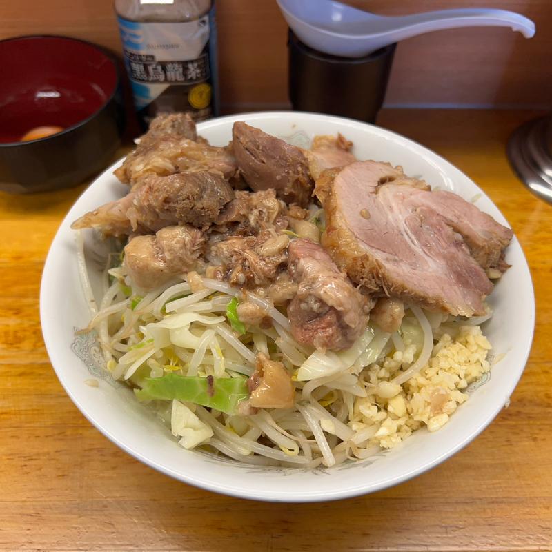 汁なし ぶた増し(ラーメン二郎 立川店)