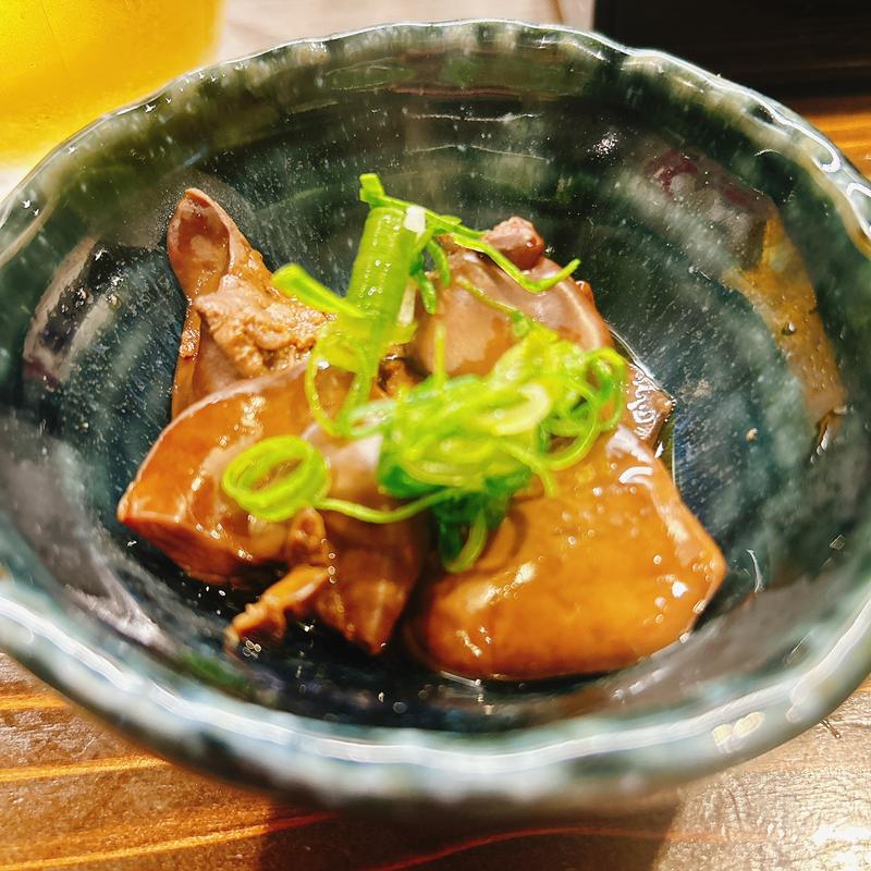 鶏肝煮(立ち呑み あたりや食堂 東通り店)