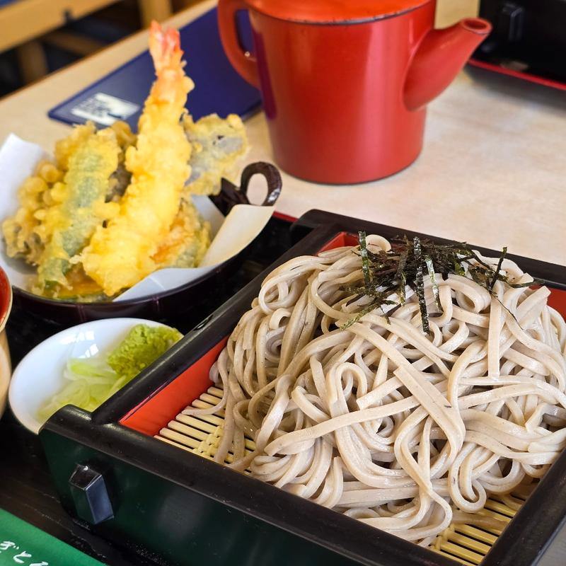 天ざるそば(むぎとろ つたや 高尾山口)