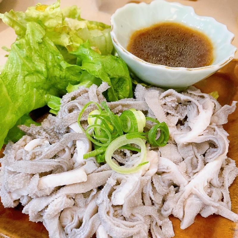 センマイの刺身(あおい食堂)