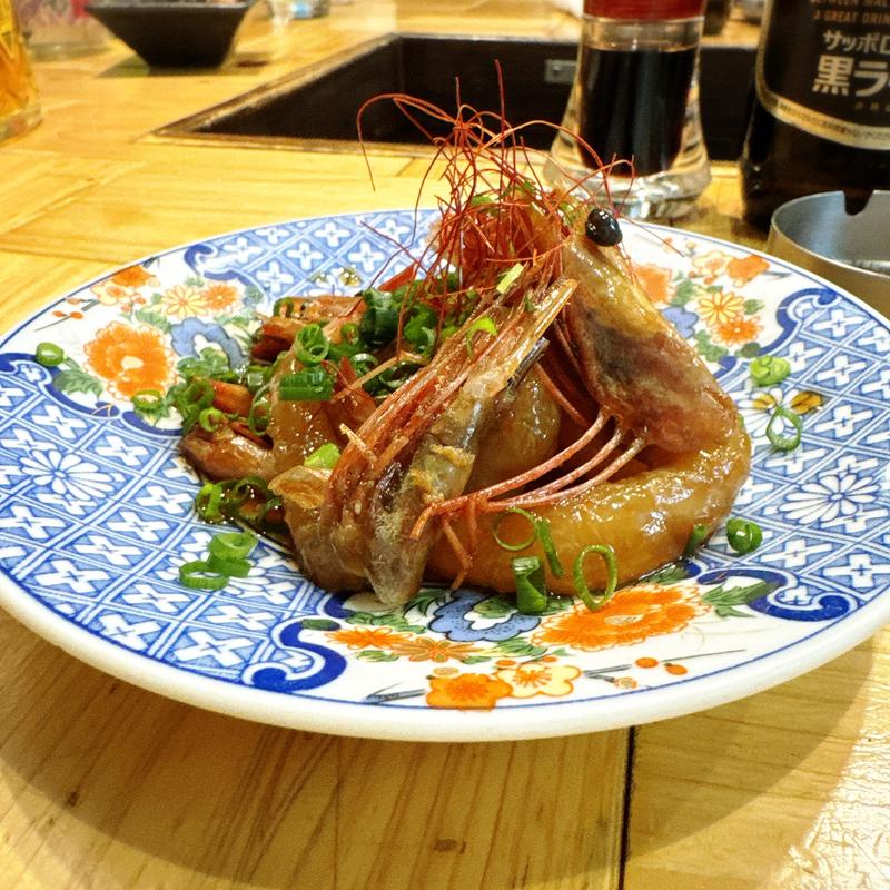 甘エビ紹興酒漬(大衆酒場 チャン栓チャン)