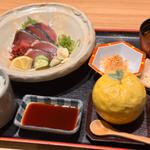 かつおのたたき定食(レストラングドラック)