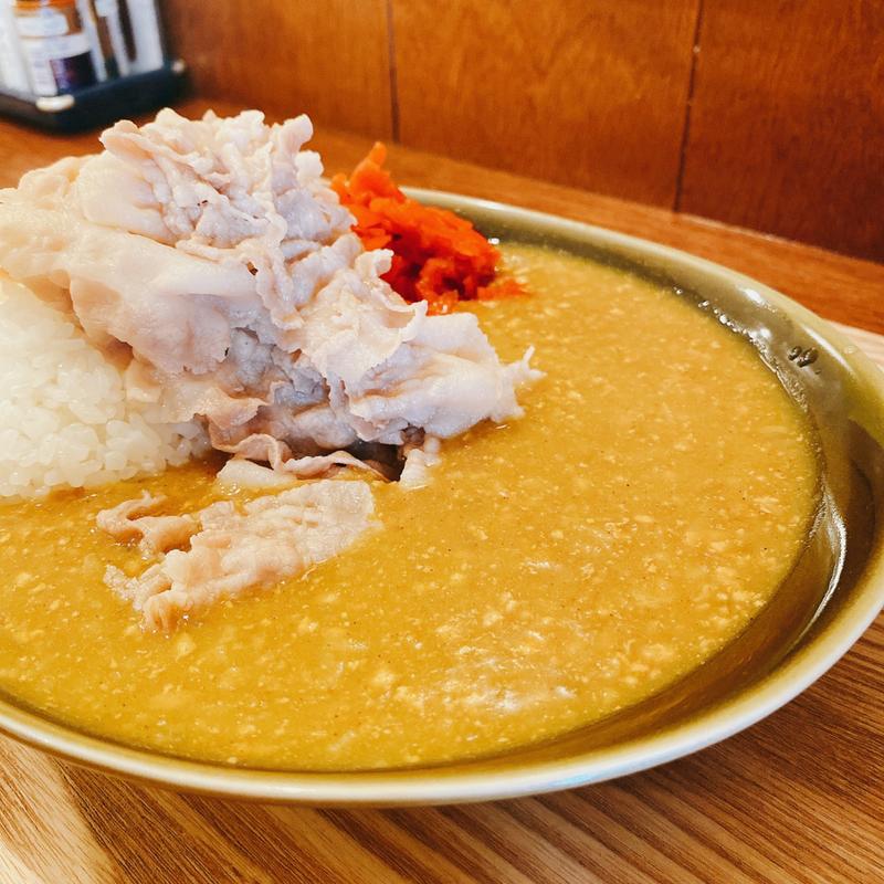 豚しゃぶカレー(カレーライス たんぽぽ)