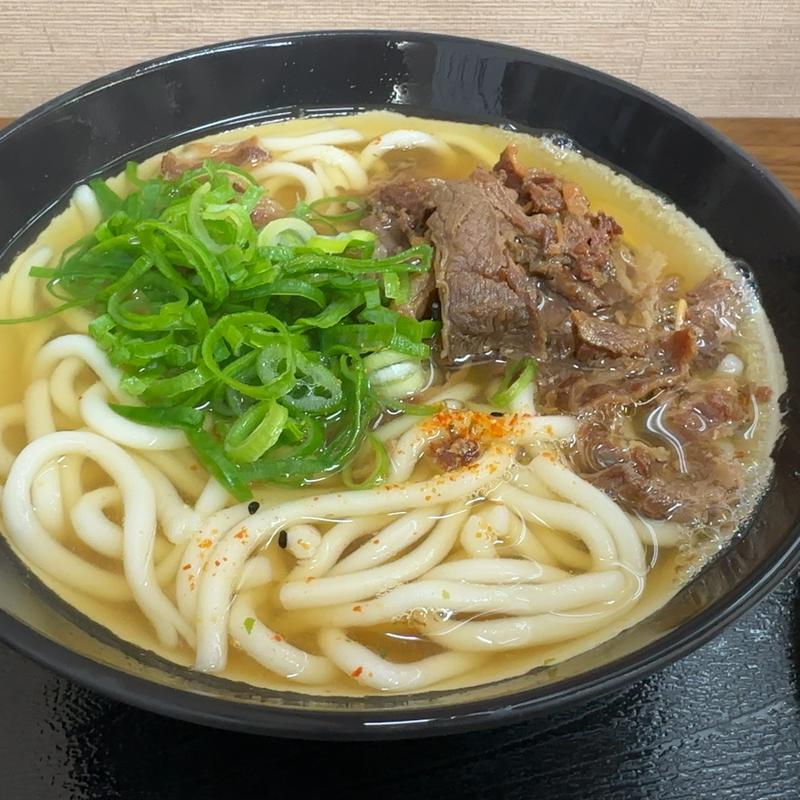 肉うどん(味一新下関)