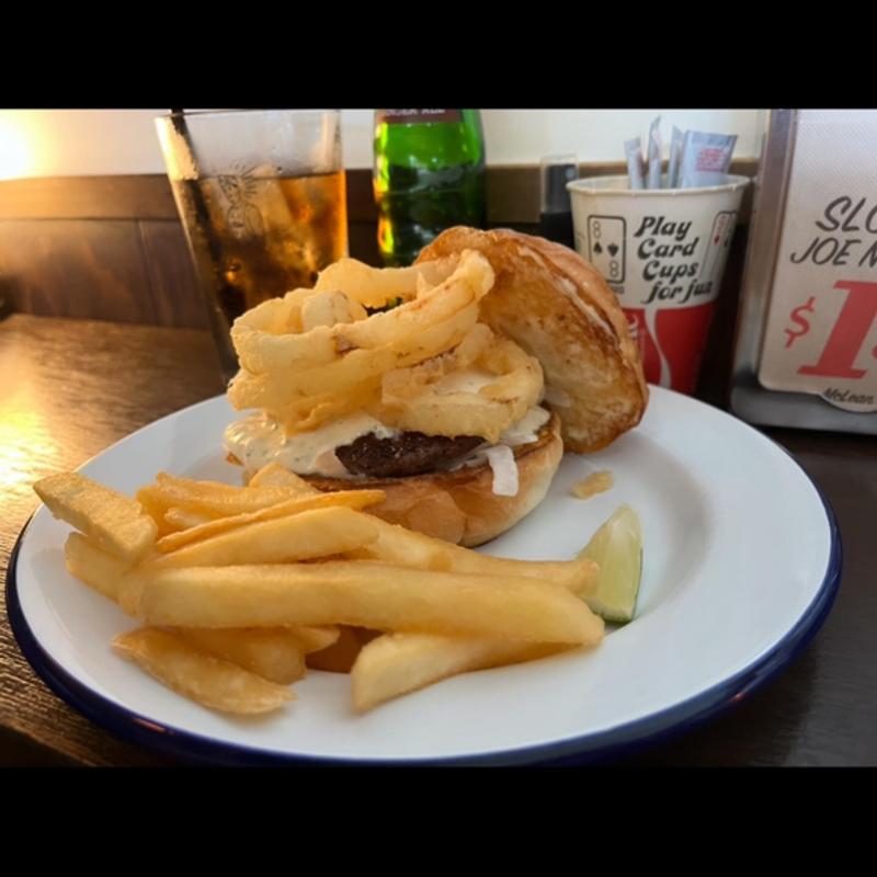 ''ス''プリングルス バーガー(McLean-OLD BURGER STAND-)