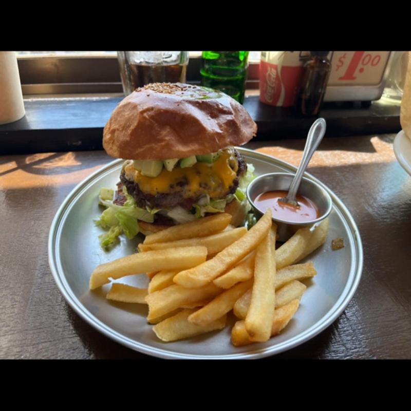 チョップドチーズクォーターパウンダー(クラシックスタイル)(McLean-OLD BURGER STAND-)