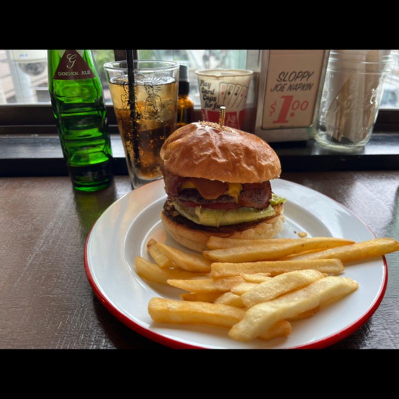 ブラウンチーズベーコンバーガー(McLean-OLD BURGER STAND-)