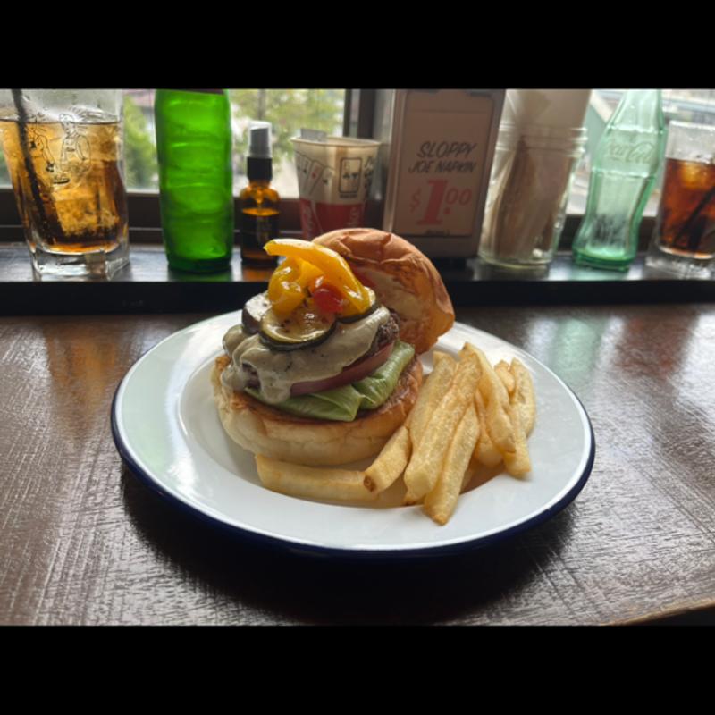 サマーベジタブルアンチョビバーガー(McLean-OLD BURGER STAND-)