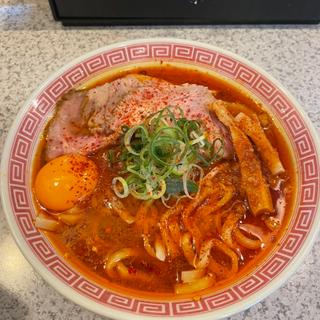 辛いラーメン(福岡太麺 NO RAMEN)