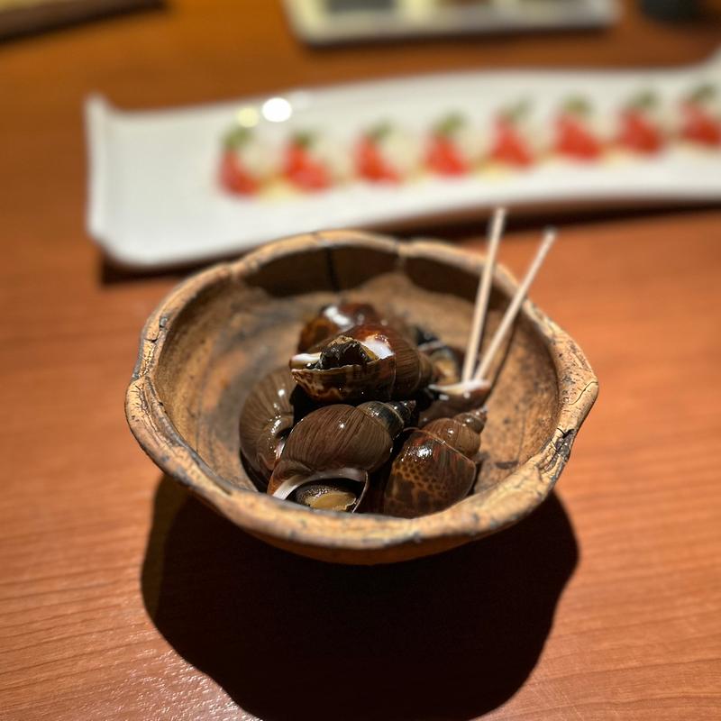 バイ貝旨煮(坐松本)