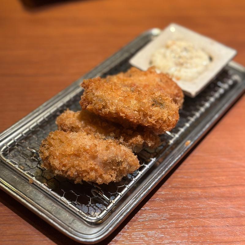 カキフライ(坐松本)