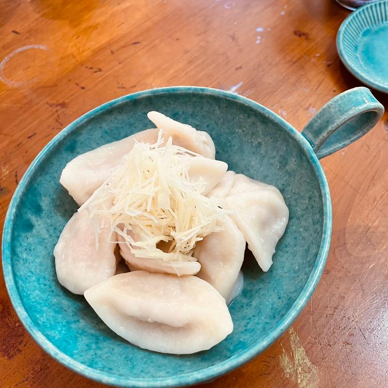 水ぎょうざ定食(わたしの好物)