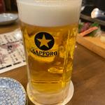 サッポロ生ビール(大衆馬肉酒場 三村 熊本銀座通り店)