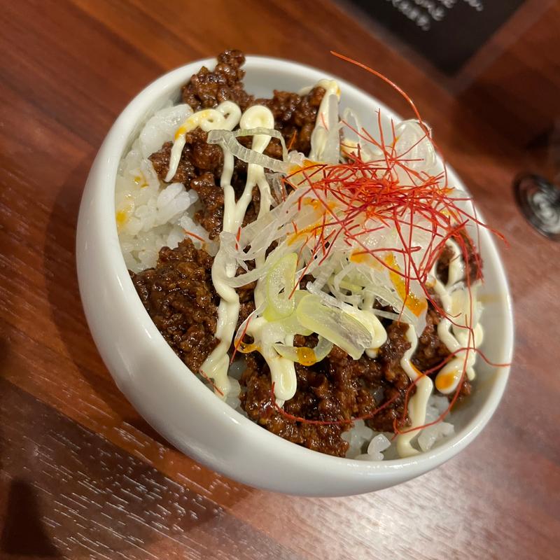 肉マヨ飯(鰹が昇るまで)