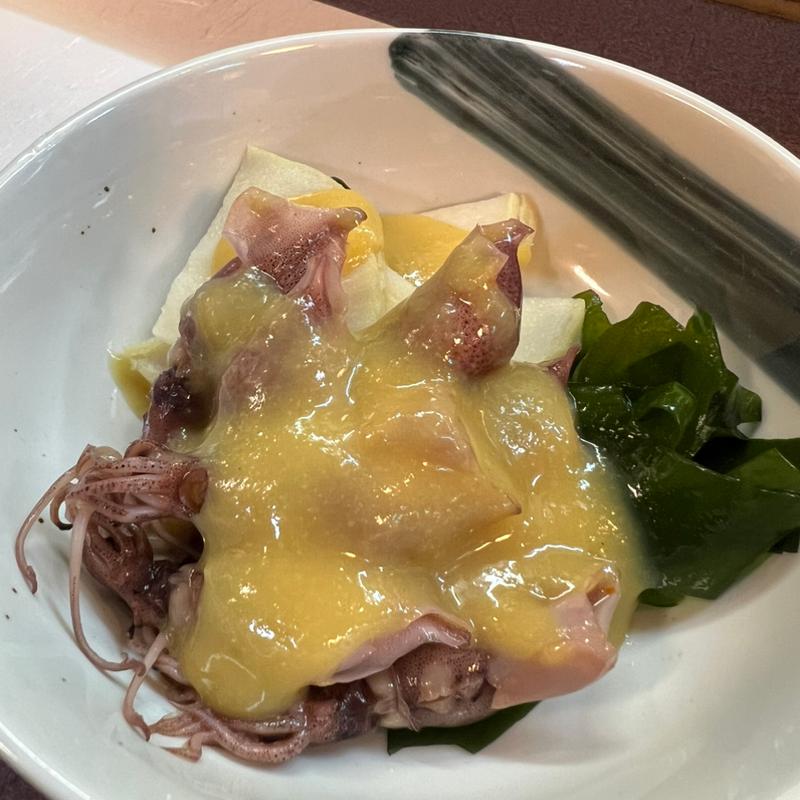 ホタルイカと筍の酢味噌和え(すし武 )