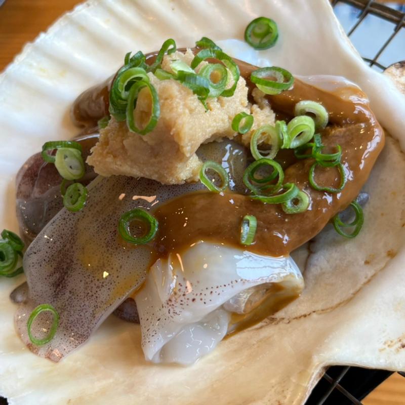 イカ腑網焼き(ガガニコ食堂)