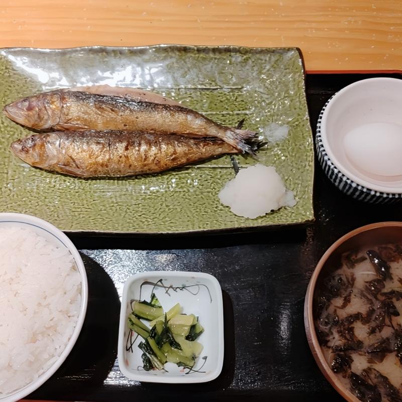 磯吉セット（大羽いわし）(神田屋・魁 蒲田西口店+炭火焼き魚 湊や磯吉食堂)