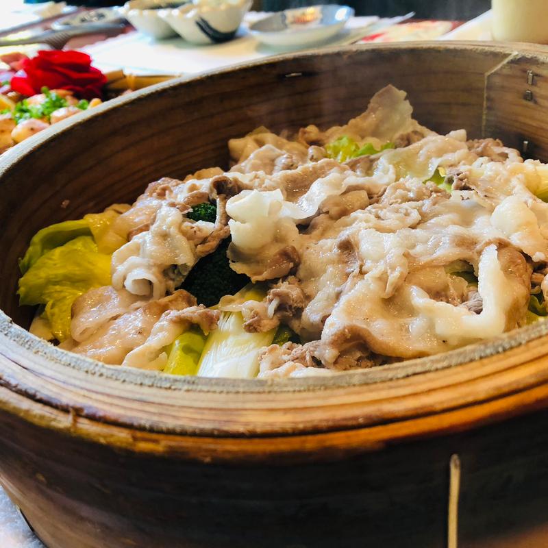 黒豚蒸龍蒸し(地鶏の里 永楽荘 )