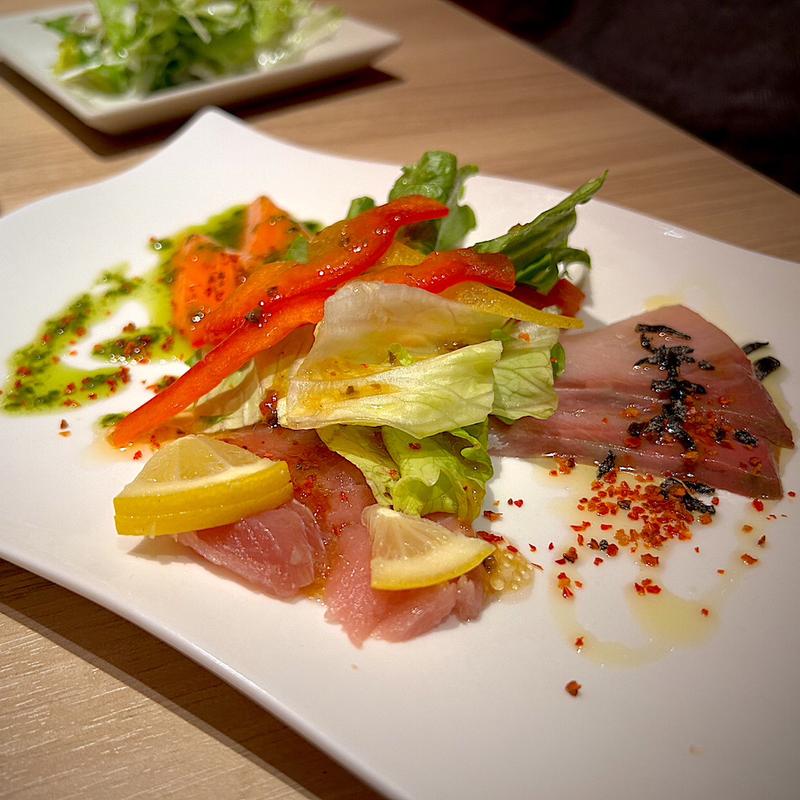 カルパッチョ3種盛り合わせ(全席個室ウメ子の家 仙台駅前店)