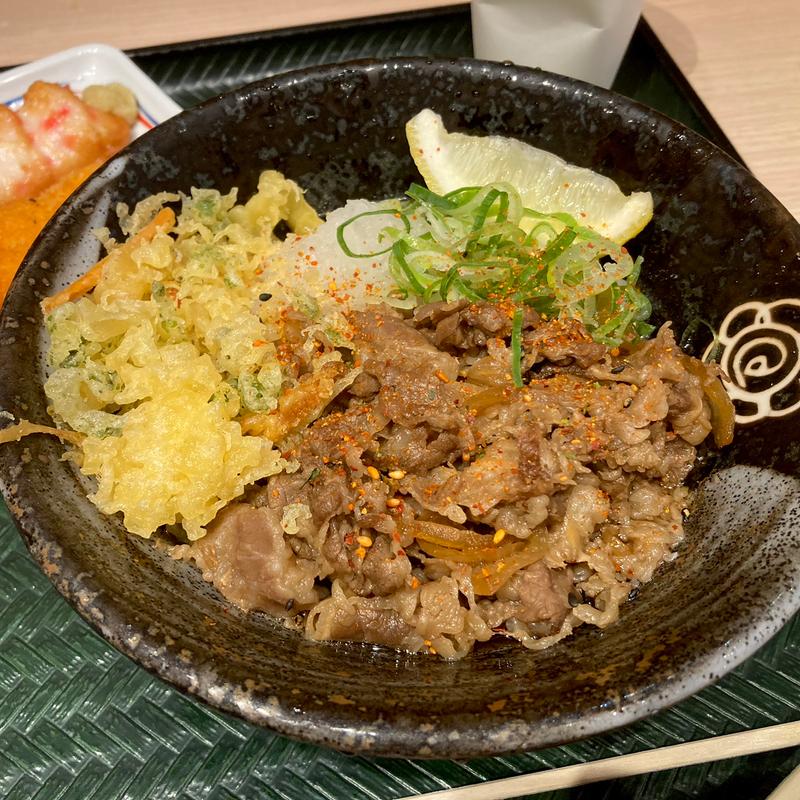 牛肉おろしぶっかけ（小）(はなまるうどん 東京イースト21店)
