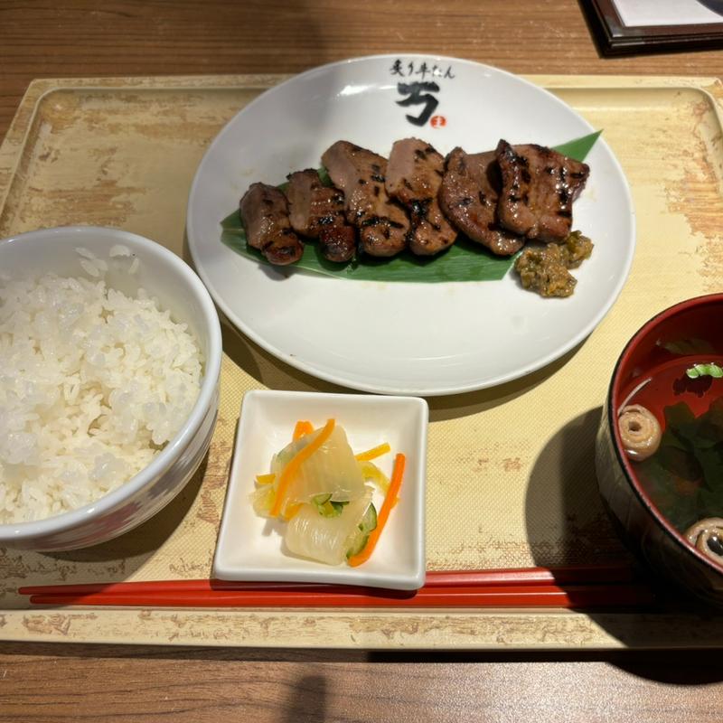 牛たん味噌漬け焼き定食(炙り牛たん 万 イオンモール長久手店)