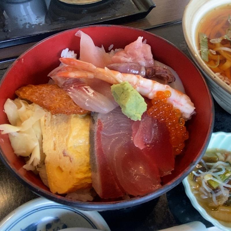 ミニ海鮮丼　うどんセット(Sushi&kappou 新海)