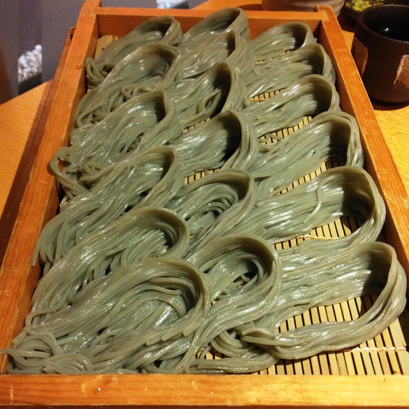 新潟名物『へぎそば』(越後酒房八海山 神楽坂店 )