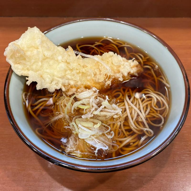 イカ天そば(そば うどん 元長)