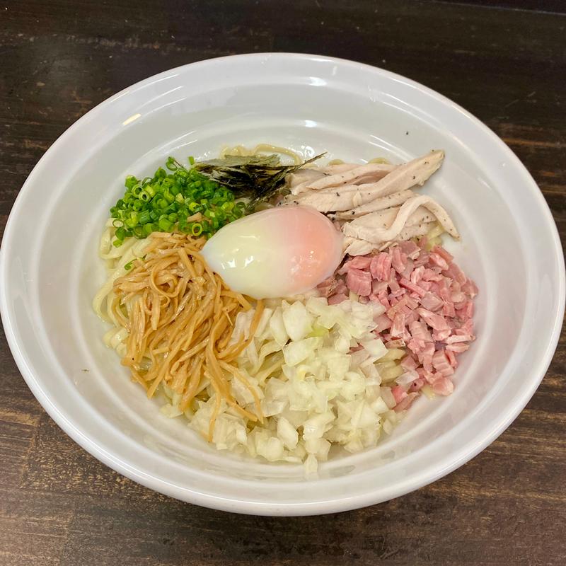 鶏塩まぜそば(麺屋満開)
