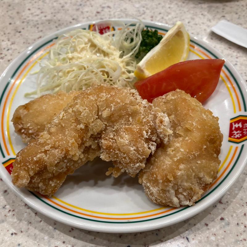 鶏の唐揚げ（ジャスト）(餃子の王将 新小岩ルミエール店)