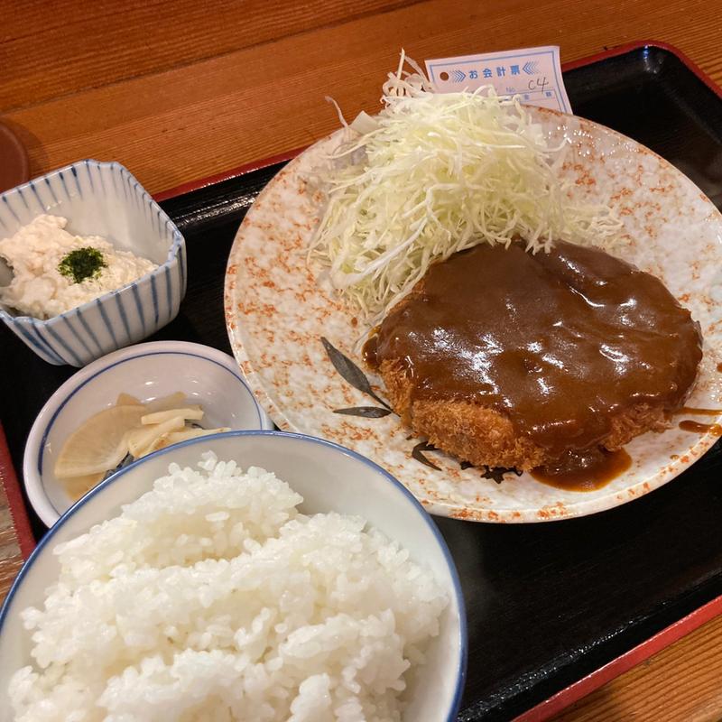 とんかつ定食(どん平)