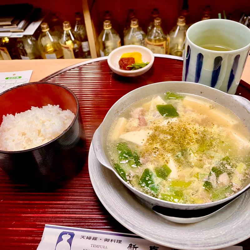 鴨鍋定食(天婦羅・一品料理 新喜楽 東店)