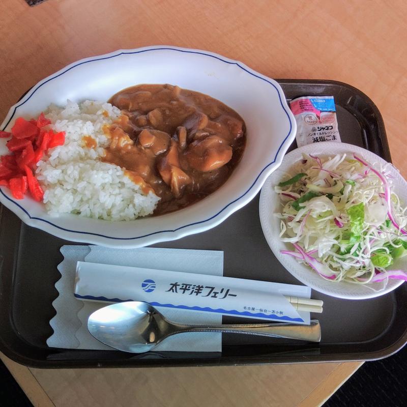 チキン朝カレーセット(太平洋フェリー🛳きそ)