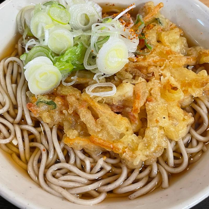 天ぷらそば(めん処一ぷく 北朝霞店)
