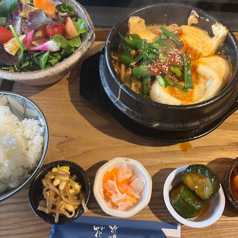 スンドゥブチゲ定食(焼肉 はなな)