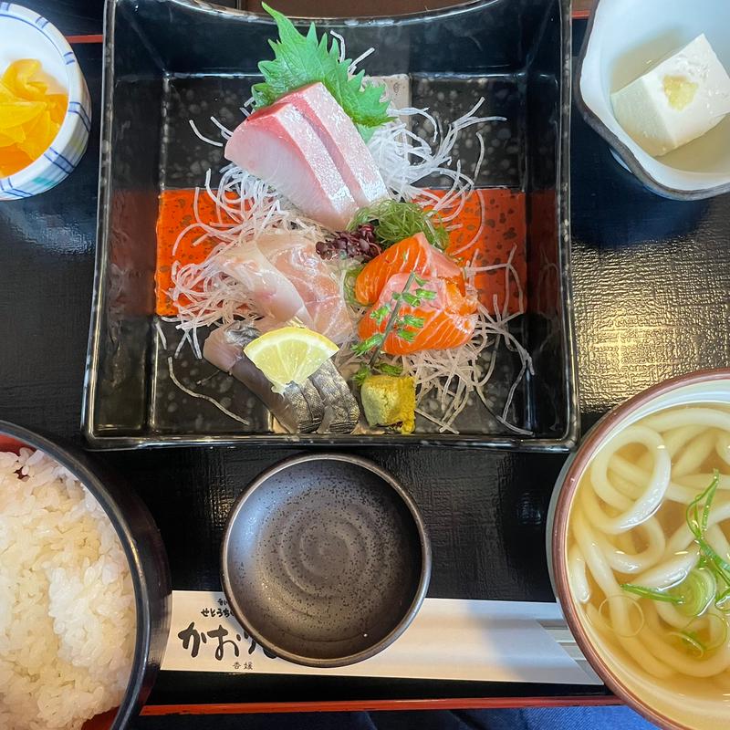 瀬戸内刺身定食(かおりひめ)