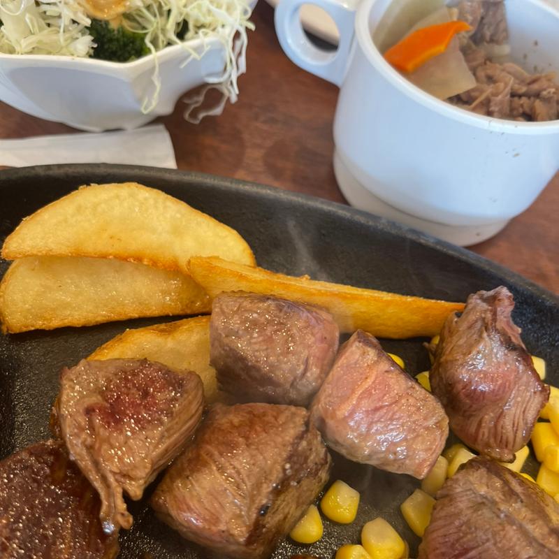 上ミスジカットステーキ(ステーキハウス88Jr.+ イオンモール沖縄ライカム店)