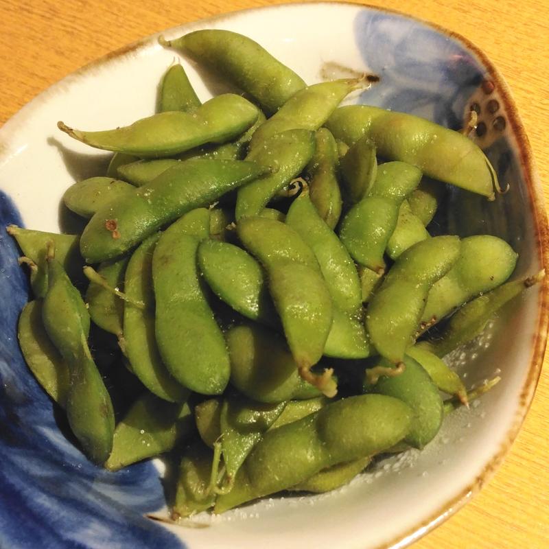 塩茹で茶豆(越後酒房八海山 神楽坂店 )