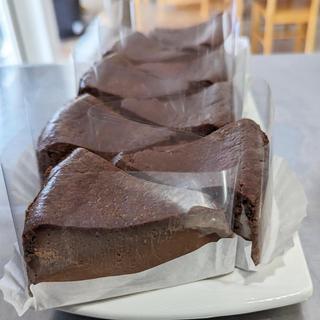 チョコレートのバスクチーズケーキ