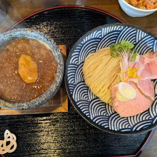 🍜味たま　魚介鶏つけ麺(麺の道 あをによし)