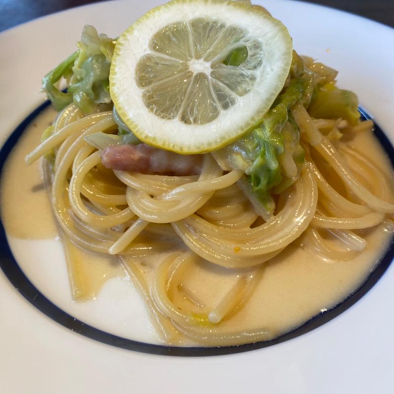 ランチセットのレモンクリームパスタ(Arcoba)