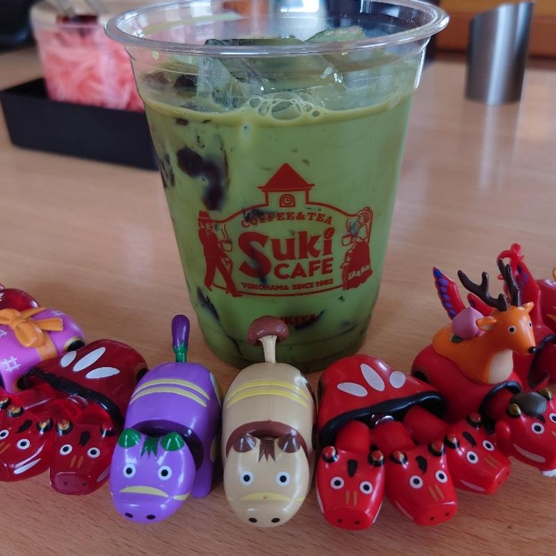 黒糖ゼリー宇治抹茶ラテ(すき家 4号本宮店 )