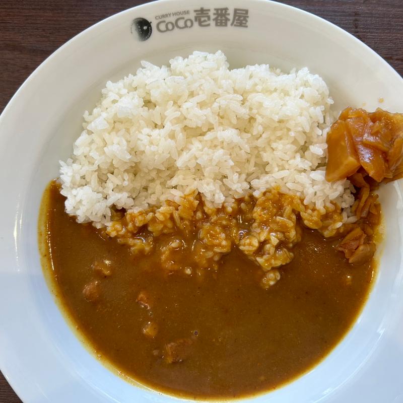 ポークカレー(CoCo壱番屋沖縄名護店  （ココイチバンヤ）)