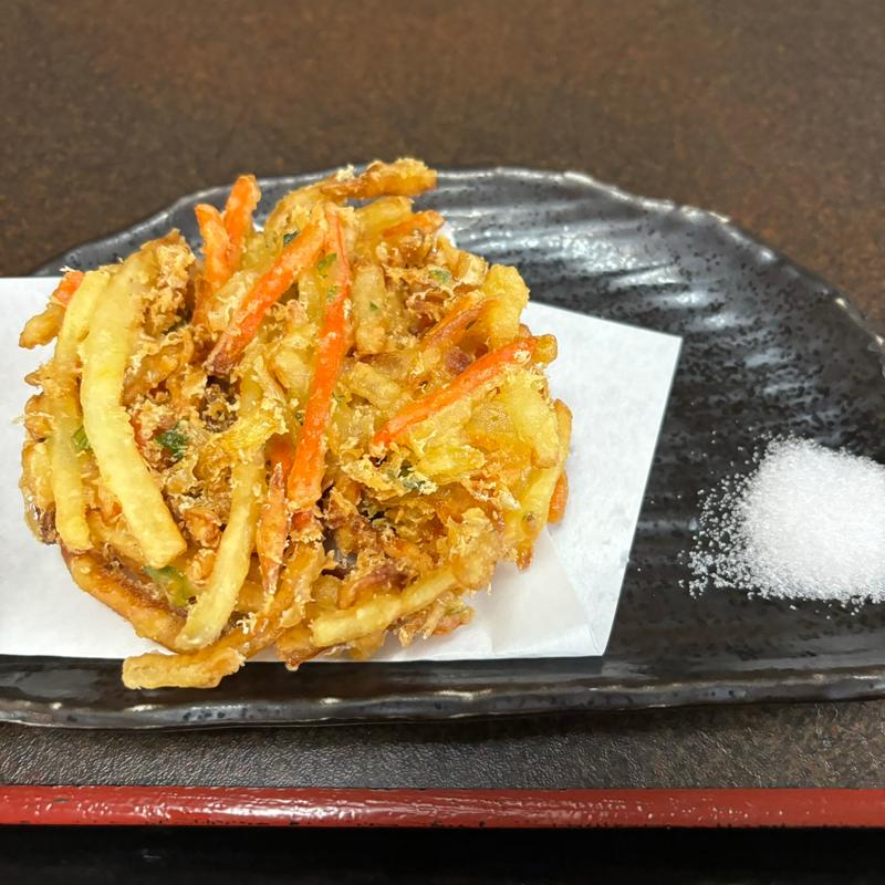 かき揚げ(小平うどん 聖蹟桜ヶ丘店)