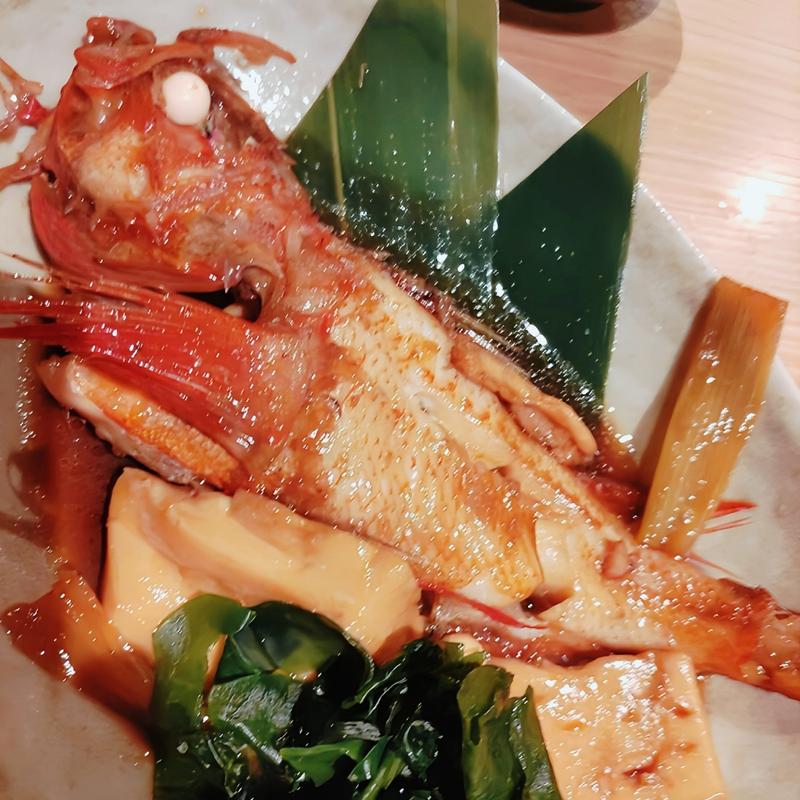 キンメダイの煮付け(和酒だいにんぐ 魚魚呑(とととん))