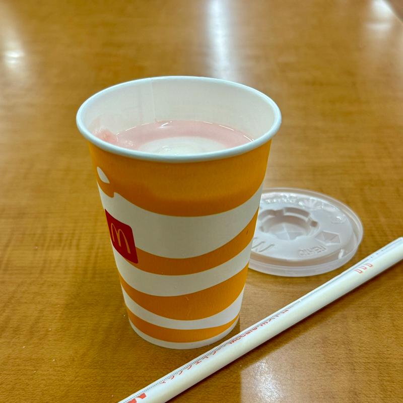 マックシェイク ストロベリー(S)(マクドナルド 桑名アピタ店 )
